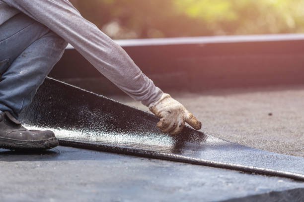 Professional Basement Waterproofing technician working in Grovertown, IN